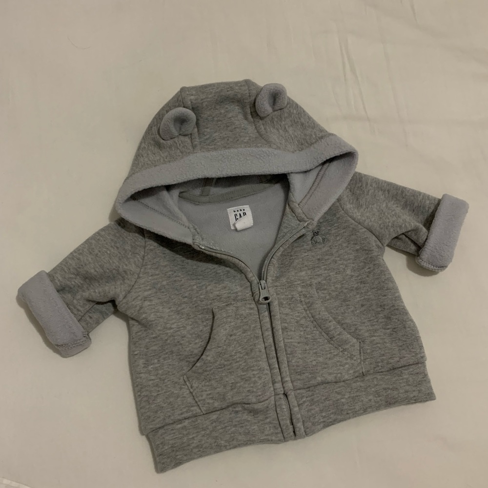Baby Gap Grey Hoodie NWOT